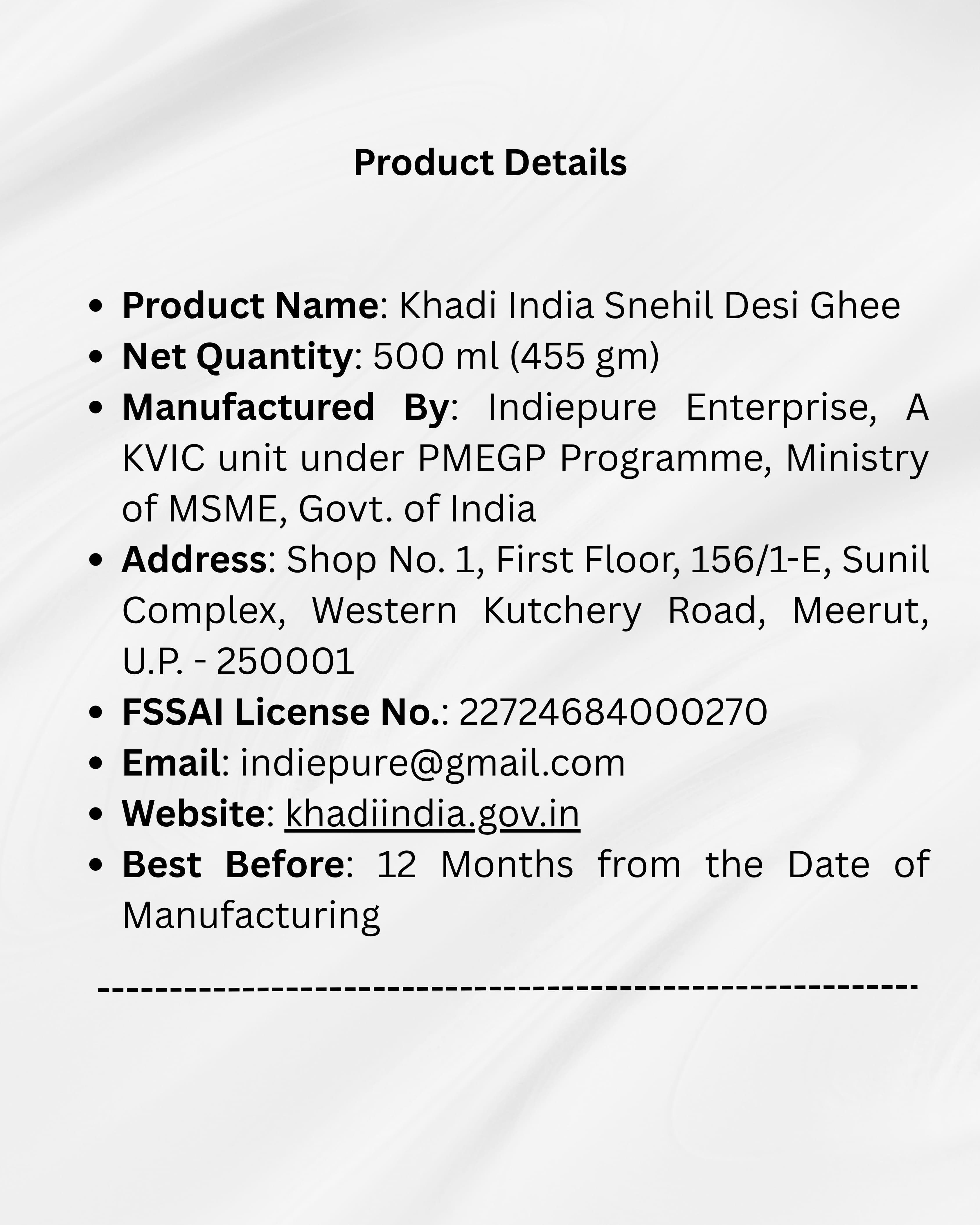 Khadi Desi Ghee