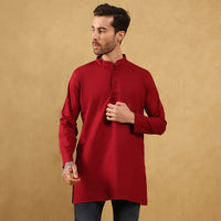 Khadi Cotton Short Kurta