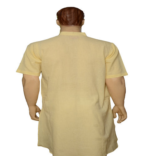 Khadi Cotton Kurta (Half Sleeves)