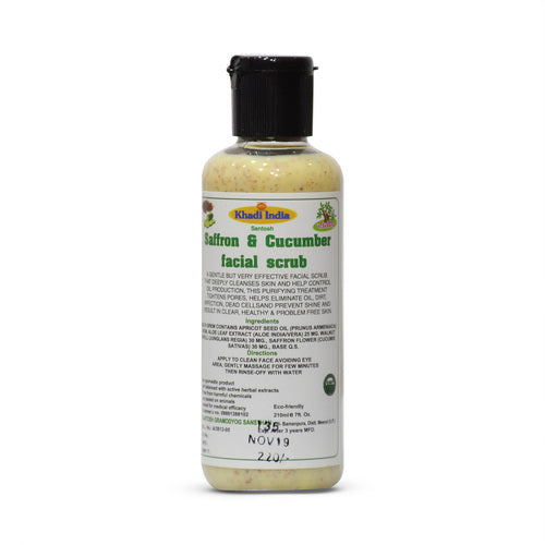 Ayurvedic Saffron & Cucumber Facial Scrub