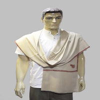 खादी सेमी-पश्मीना शॉल (कढ़ाई वाली)