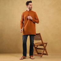 Khadi Men’s Cotton Short Kurta