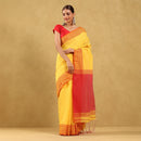 Khadi Fine Muslin Saree Weaving Design