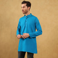 Khadi Men’s Cotton Kurta (Half Sleeves)