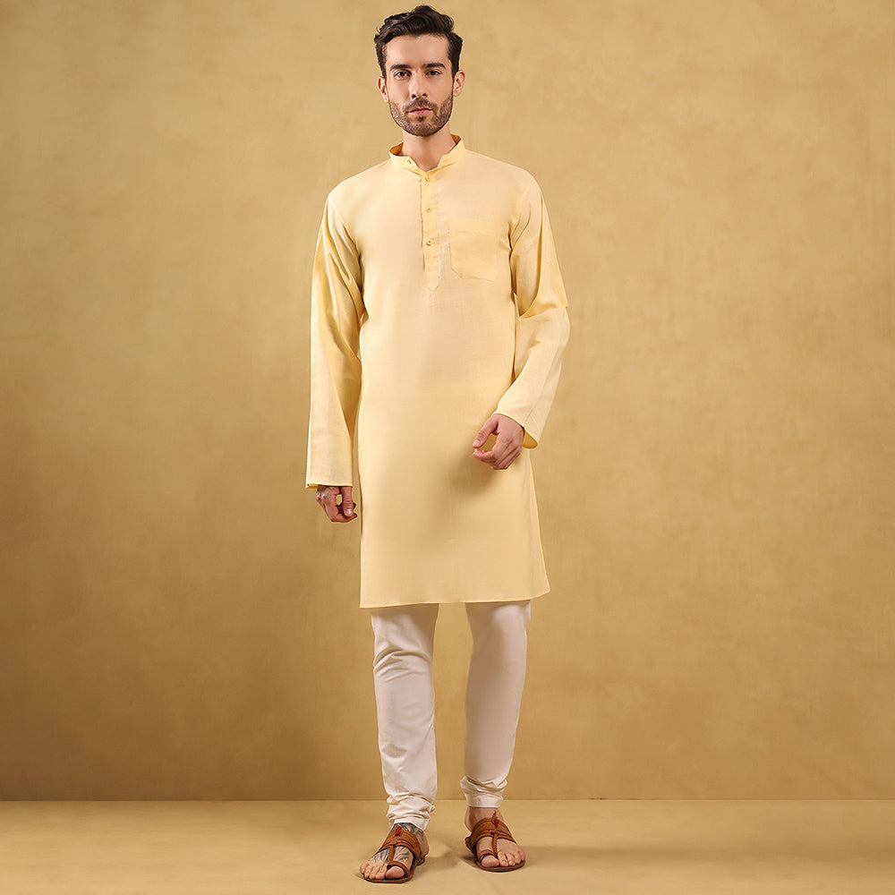 Khadi Cotton Kurta (Full Sleeves)