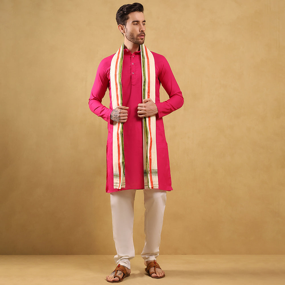 Khadi India Silk Angvastram