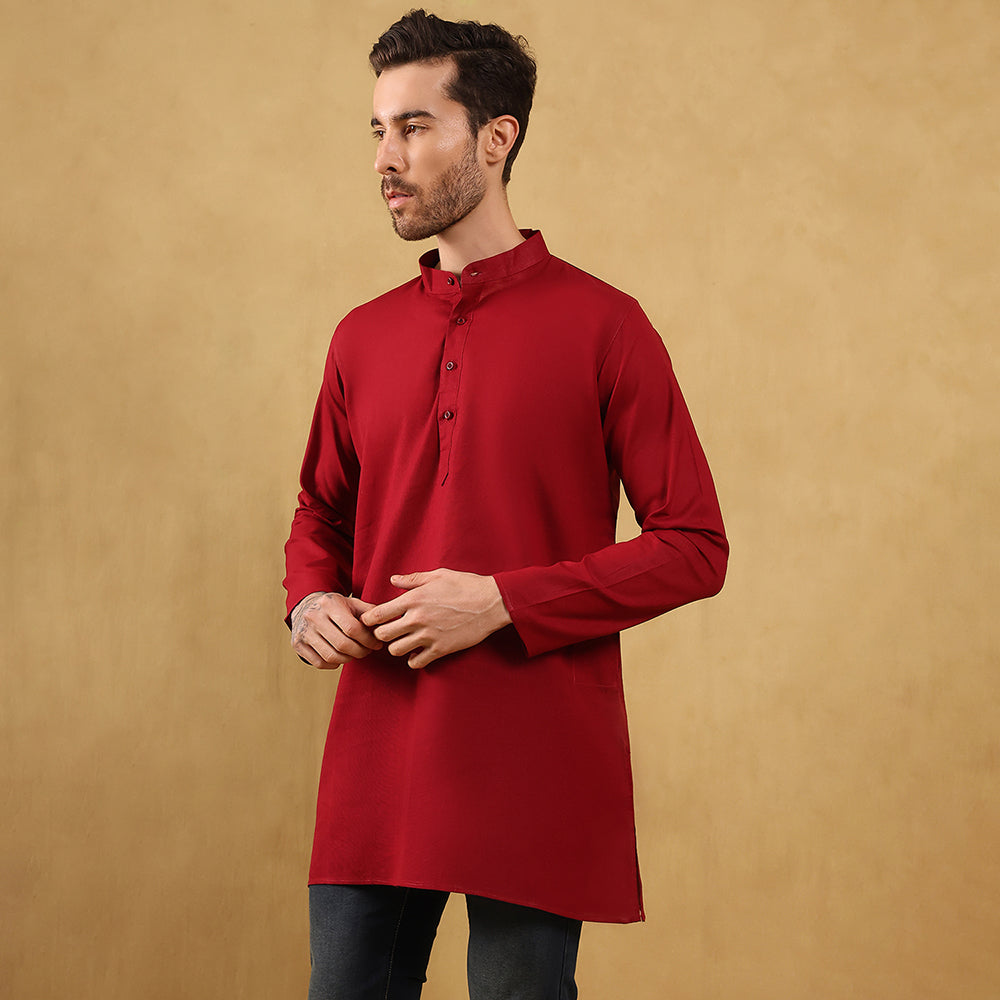 Khadi Cotton Short Kurta