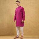 Khadi Men's Cotton Long Kurta