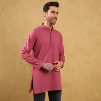 Khadi Men’s Cotton Kurta (Half Sleeves)