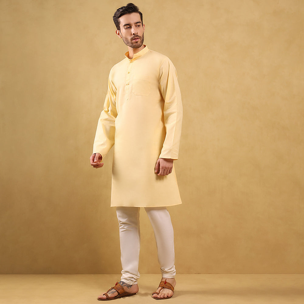 Khadi Cotton Kurta (Full Sleeves)