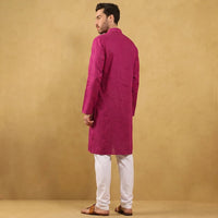 Khadi Men's Cotton Long Kurta