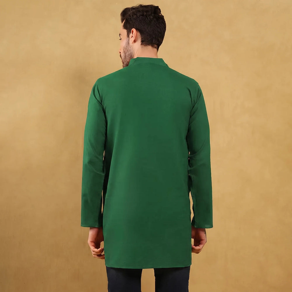 Khadi Men’s Cotton Short Kurta