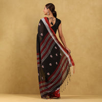 Fine Muslin Saree Dhankhali Design