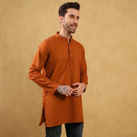 Khadi Men’s Cotton Short Kurta