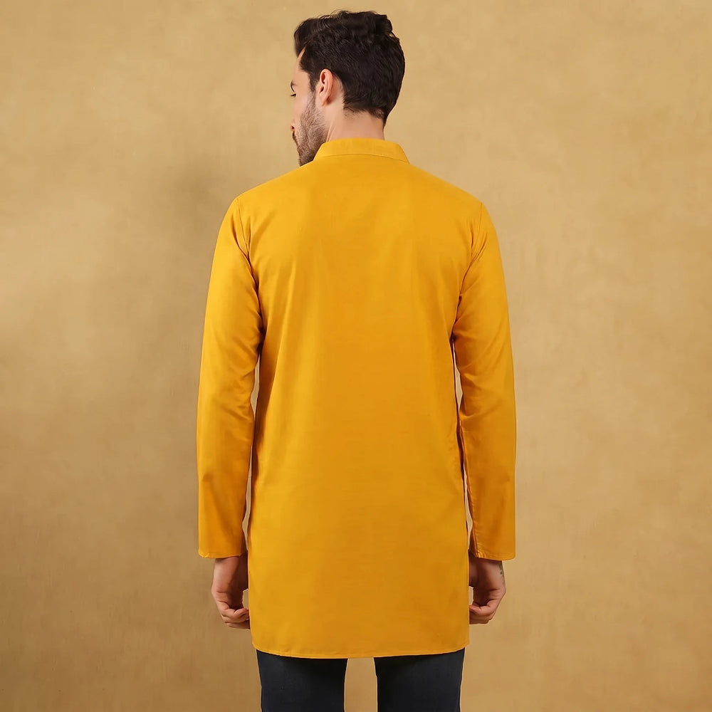 Khadi Men’s Cotton Short Kurta