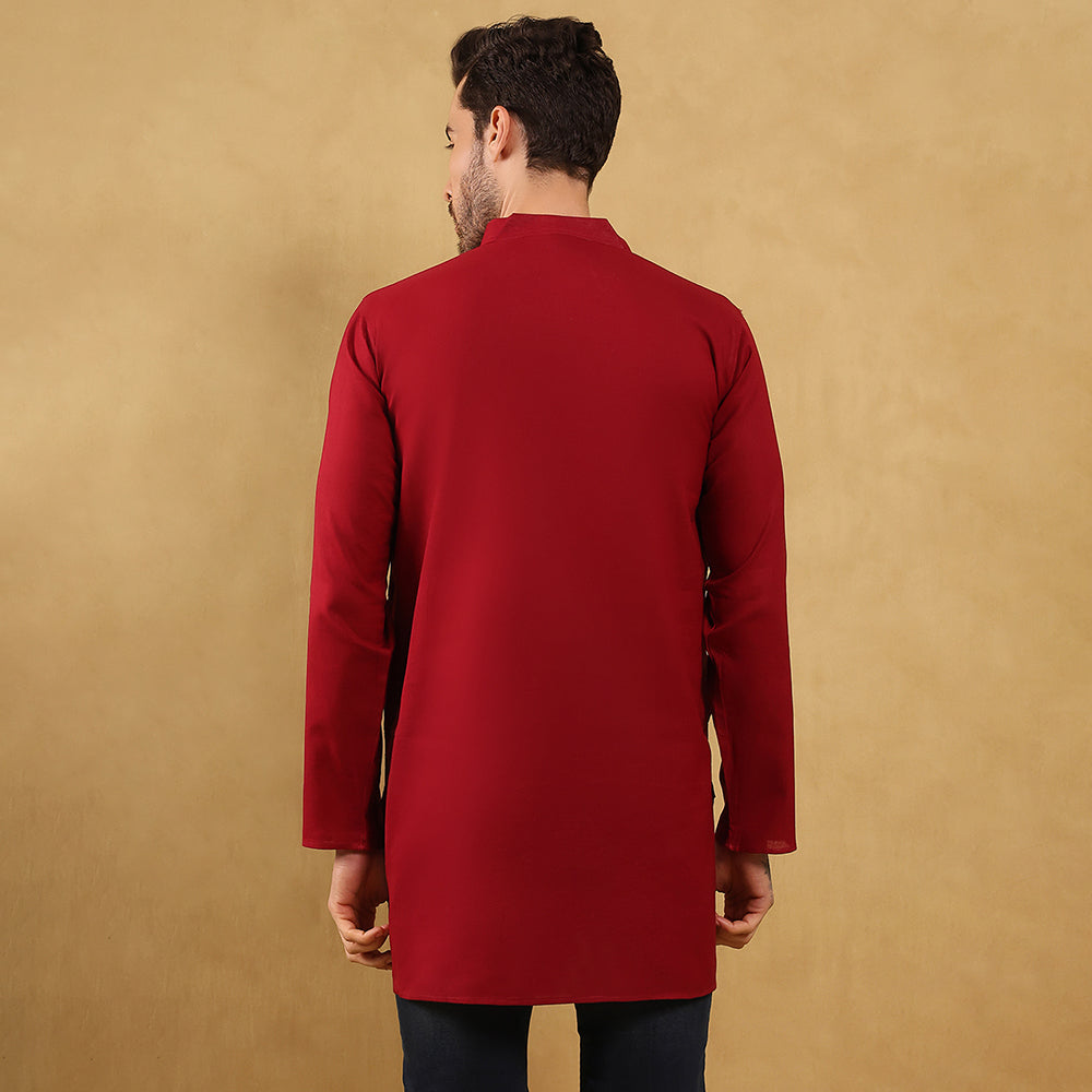 Khadi Cotton Short Kurta