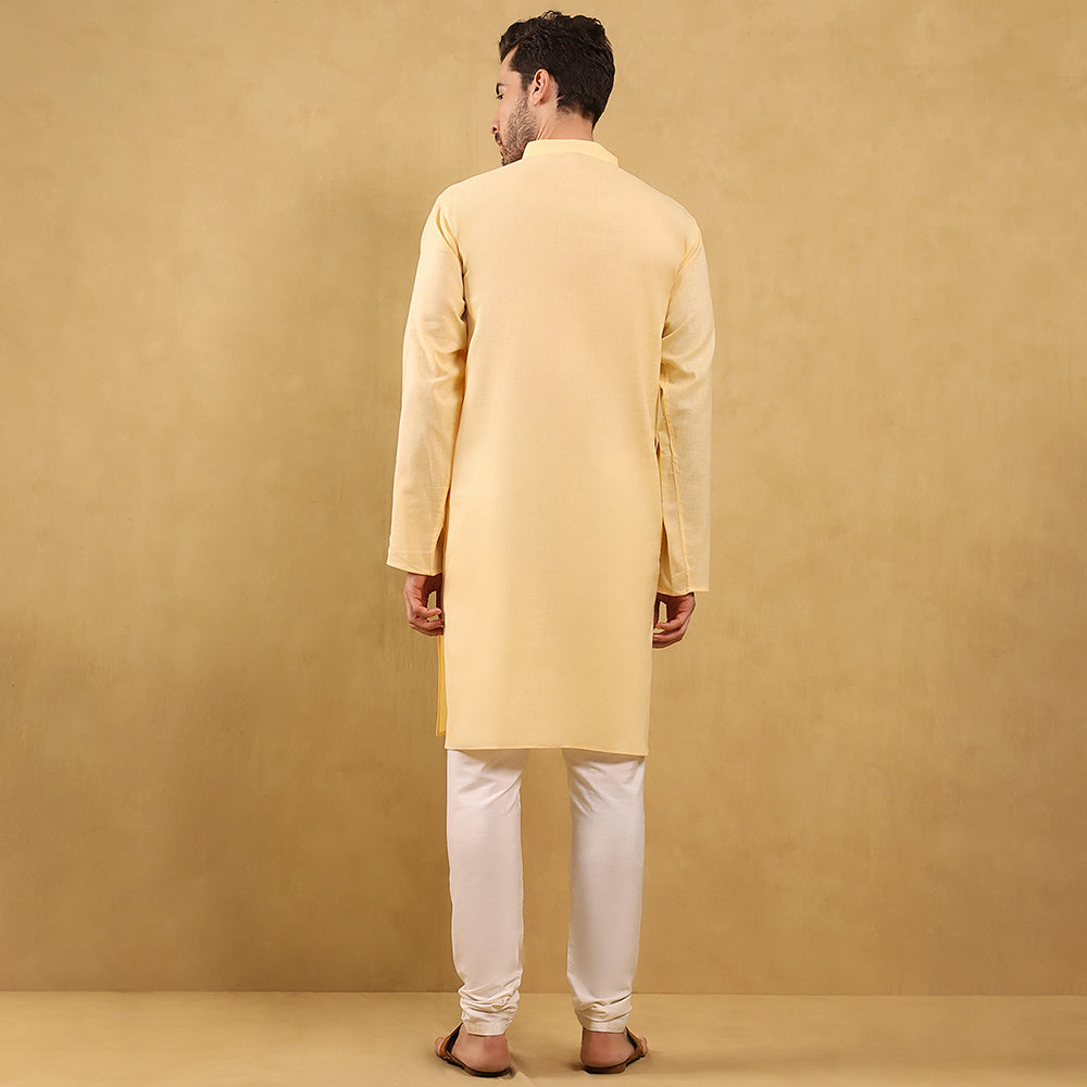 Khadi Cotton Kurta (Full Sleeves)