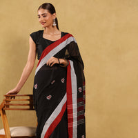 Fine Muslin Saree Dhankhali Design