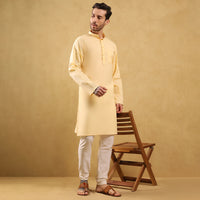 Khadi Cotton Kurta (Full Sleeves)