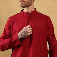 Khadi Cotton Short Kurta
