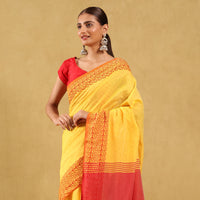 Khadi Fine Muslin Saree Weaving Design