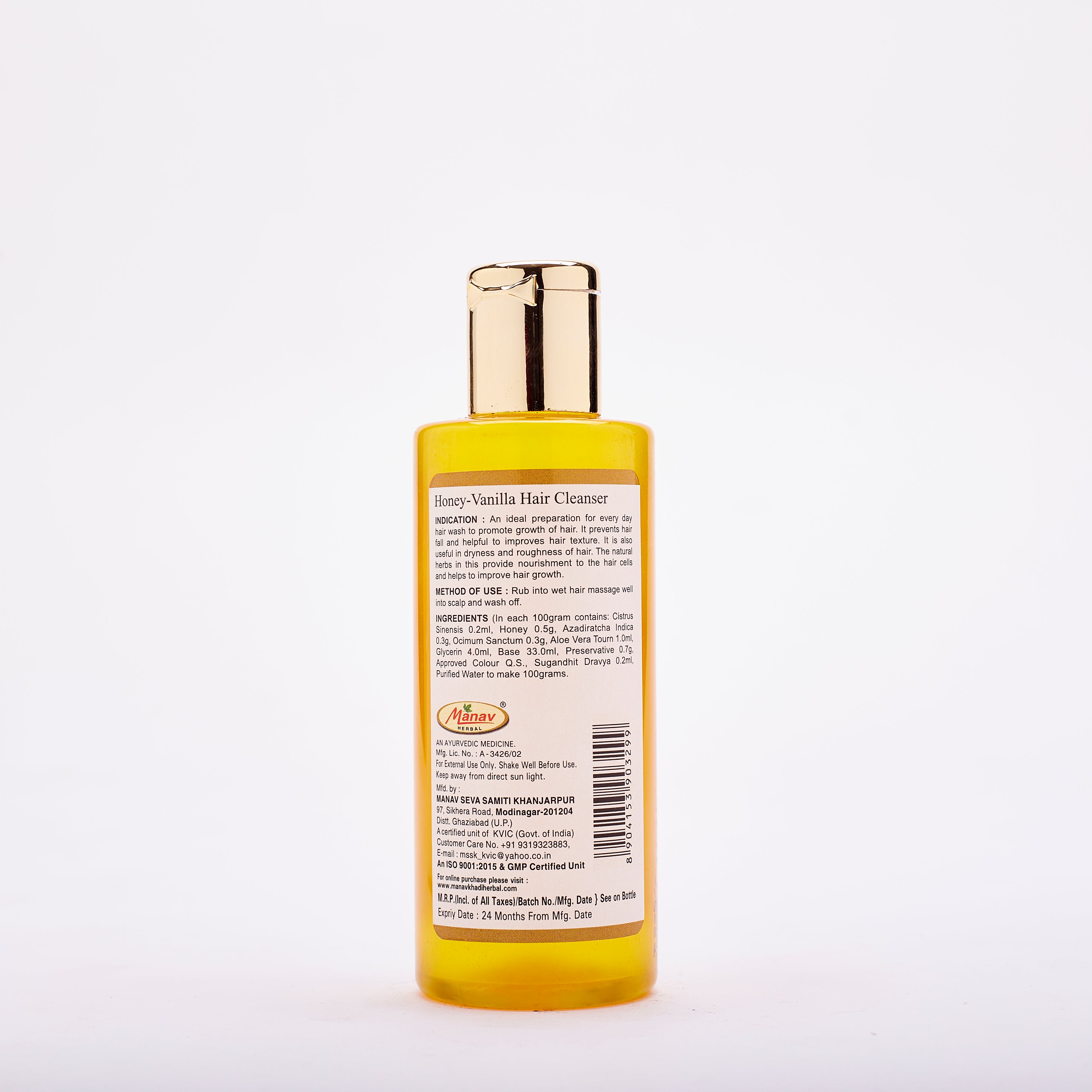Ayurvedic Honey Vaniila Hair Cleansar