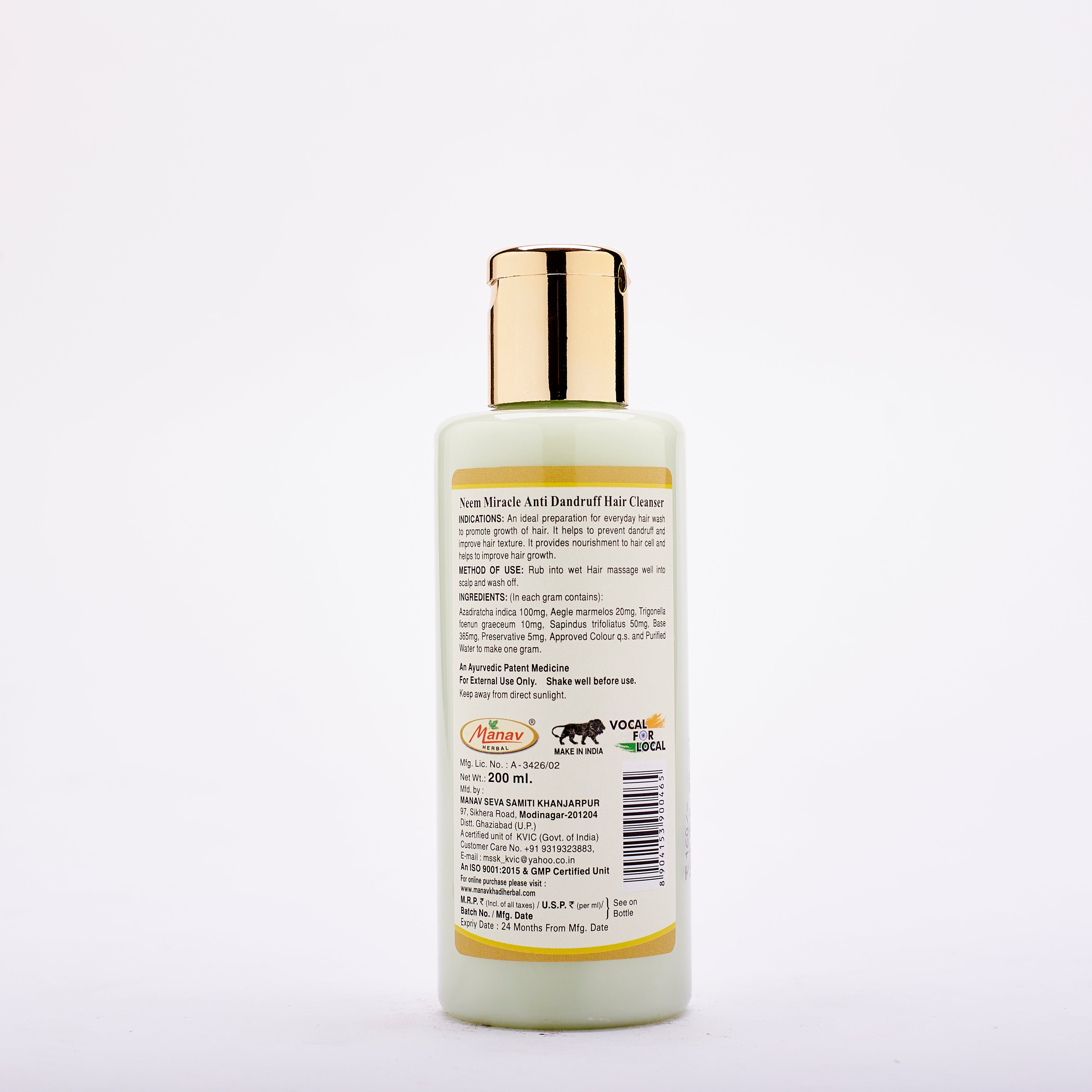 Ayurvedic Neem Miracle Hair Cleanser