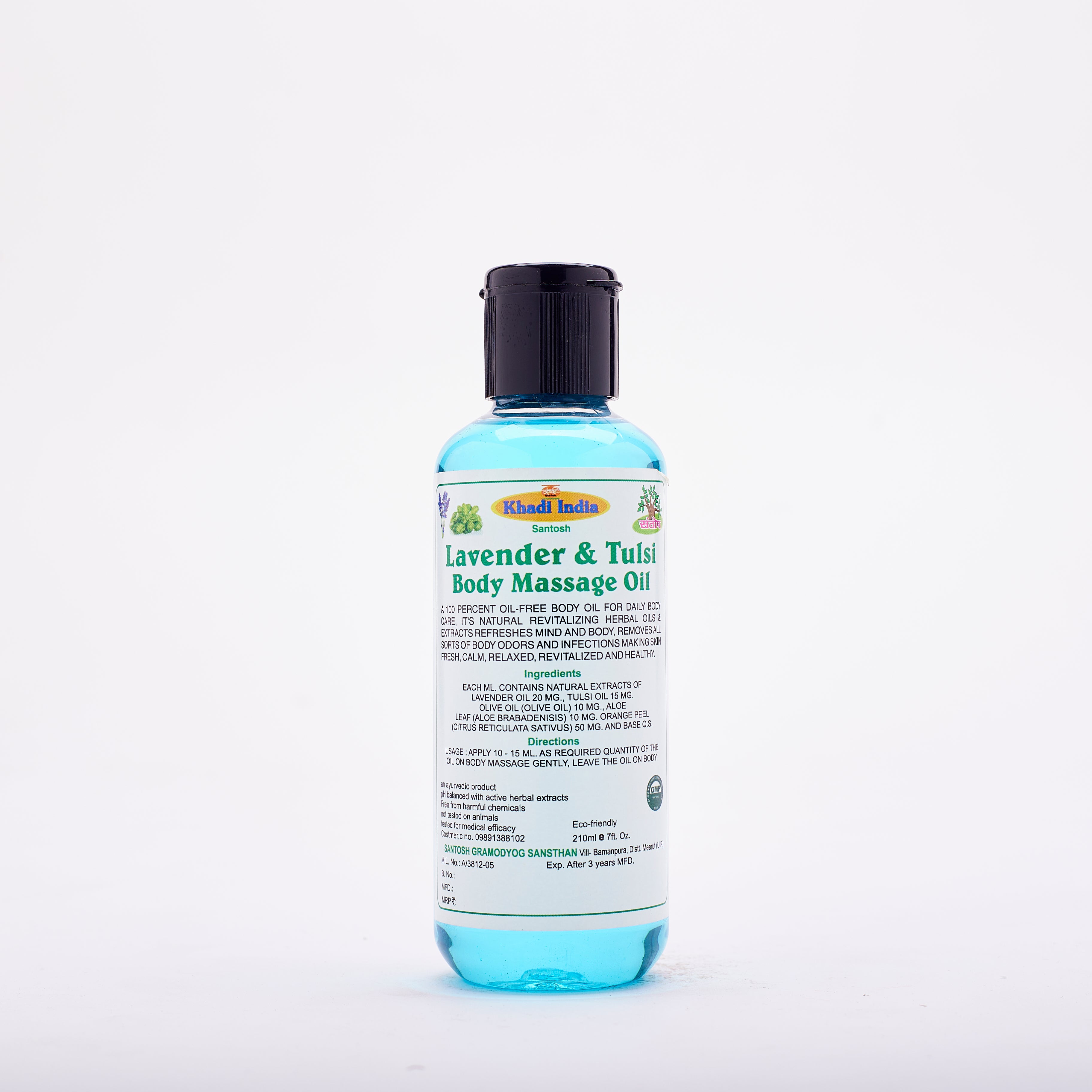 Ayurvedic Lavender & Tulsi Body Massage Oil
