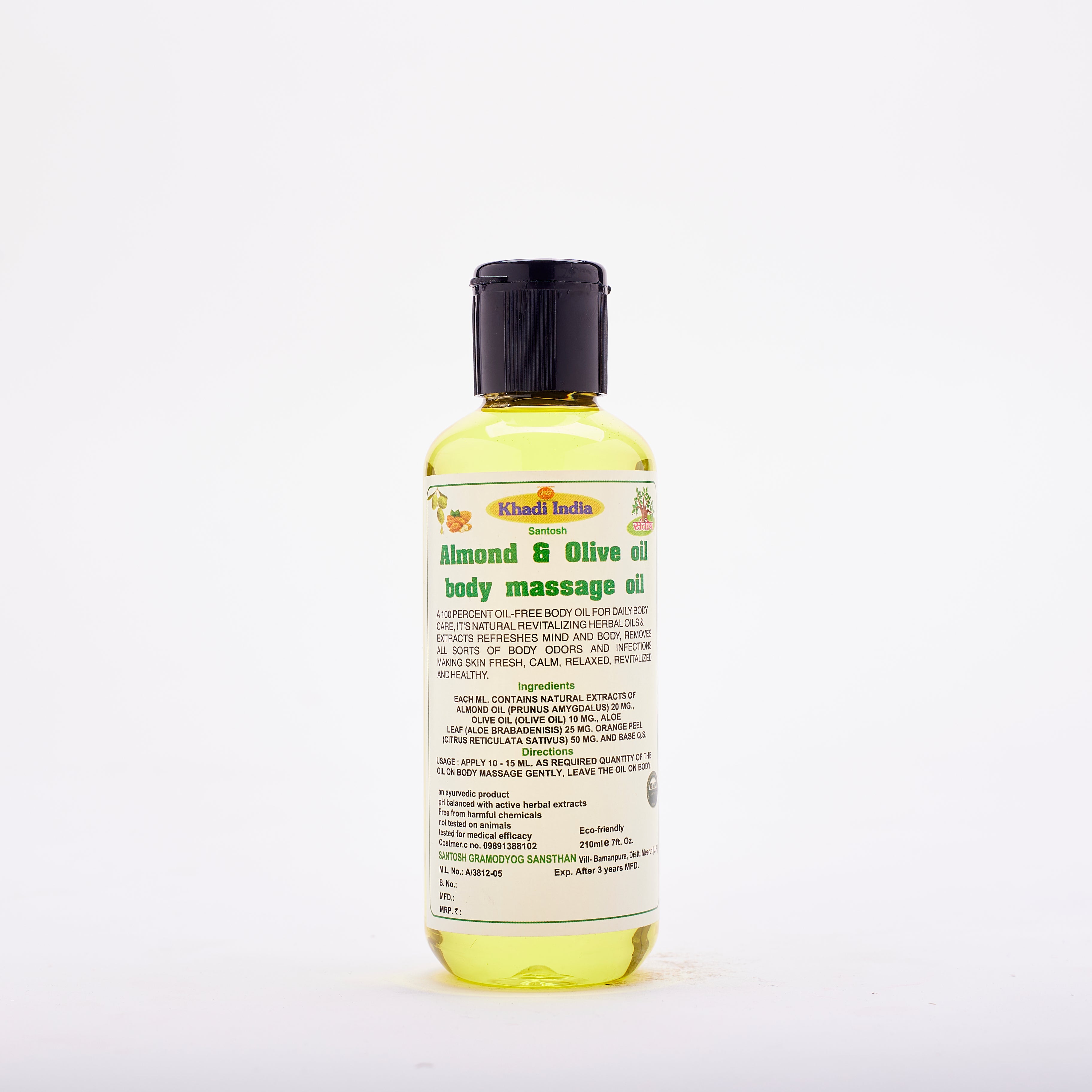 Ayurvedic Almond & Olive Oil Body Massage Oil