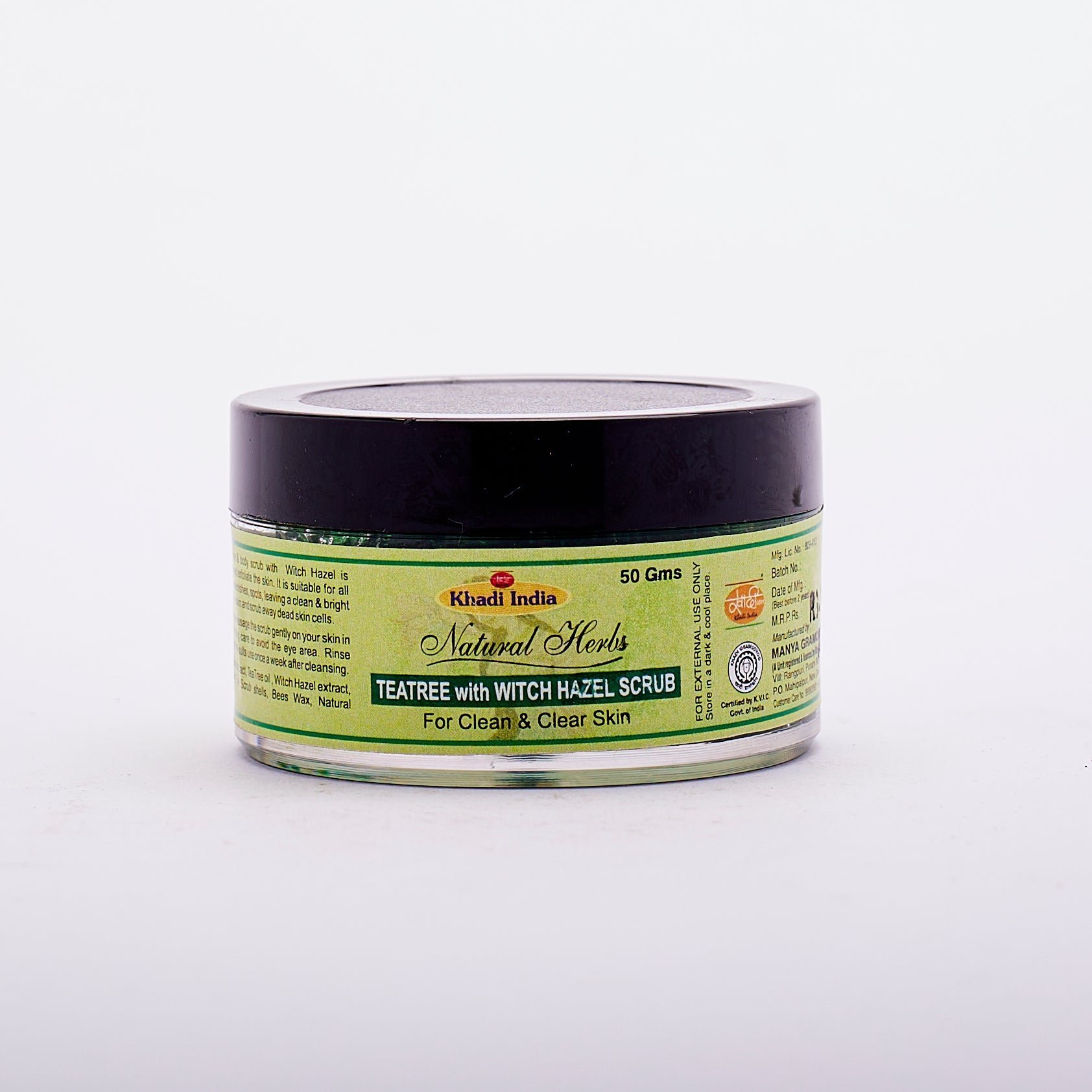 Teatree With Witch Hazel Scrub