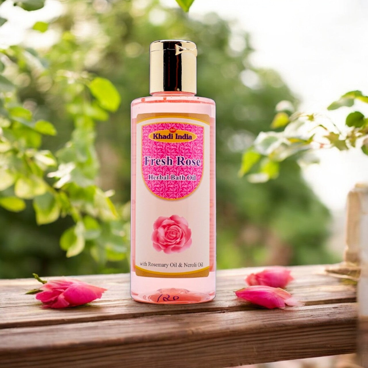Ayurvedic Fresh Rose Herbal Bath Oil