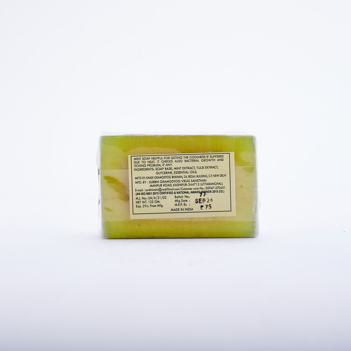 Mint Handmade Soap With Essential Oils