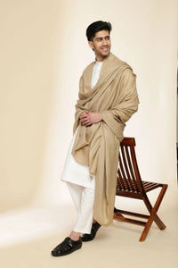 खादी सेमी-पश्मीना शॉल