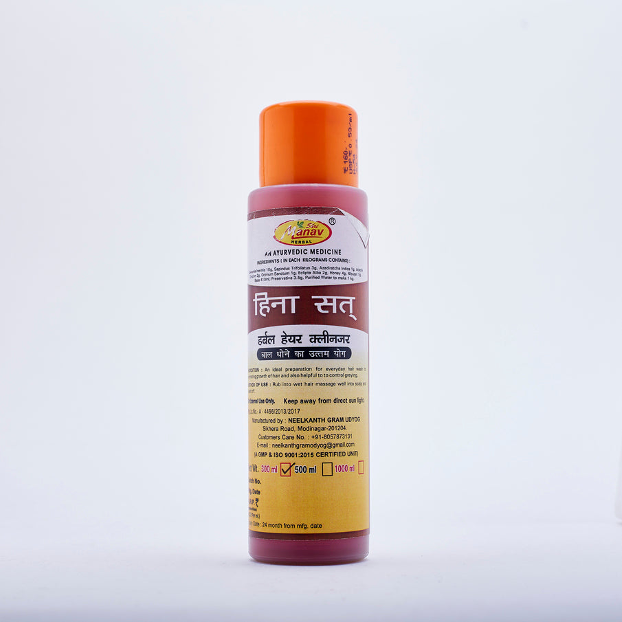 Ayurvedic Heena Sat Hair Cleanser - 300ml
