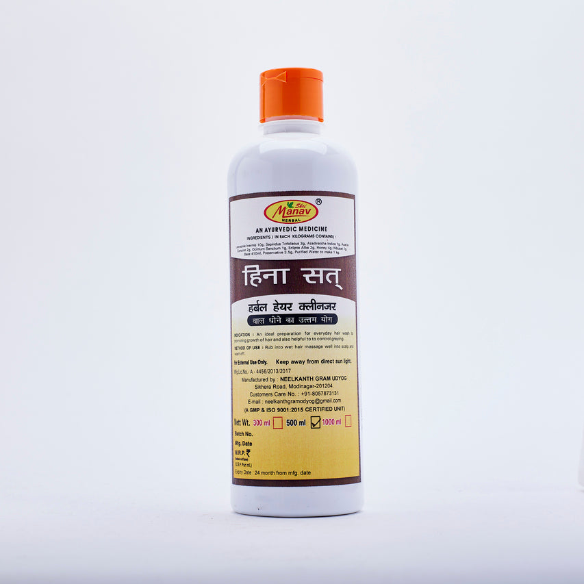 Ayurvedic Heena Sat Hair Cleanser - 500ml