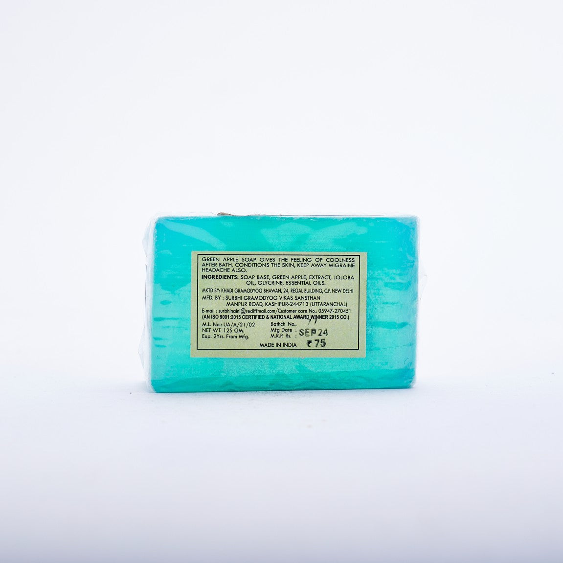 Green Apple Handmade Soap With Essential Oils