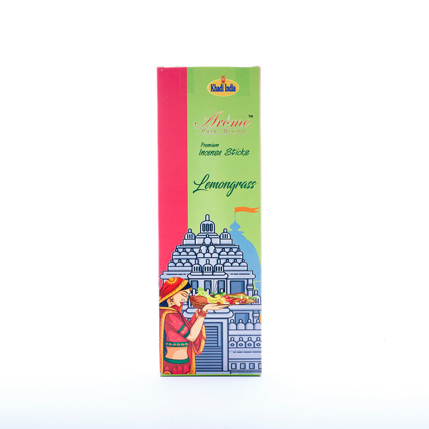 Khadi Lemongrass Incense Sticks