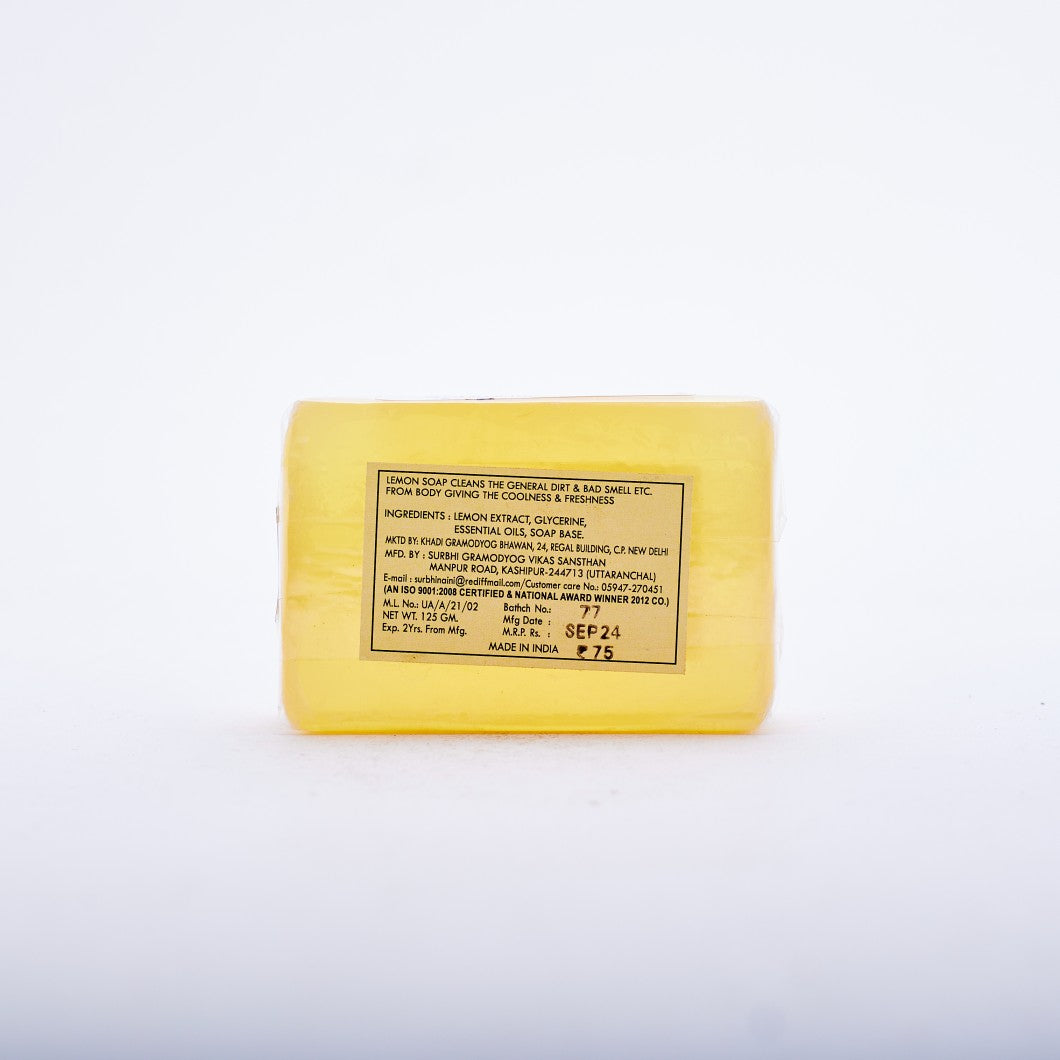 Lemon Handmade Soap With Essential Oils