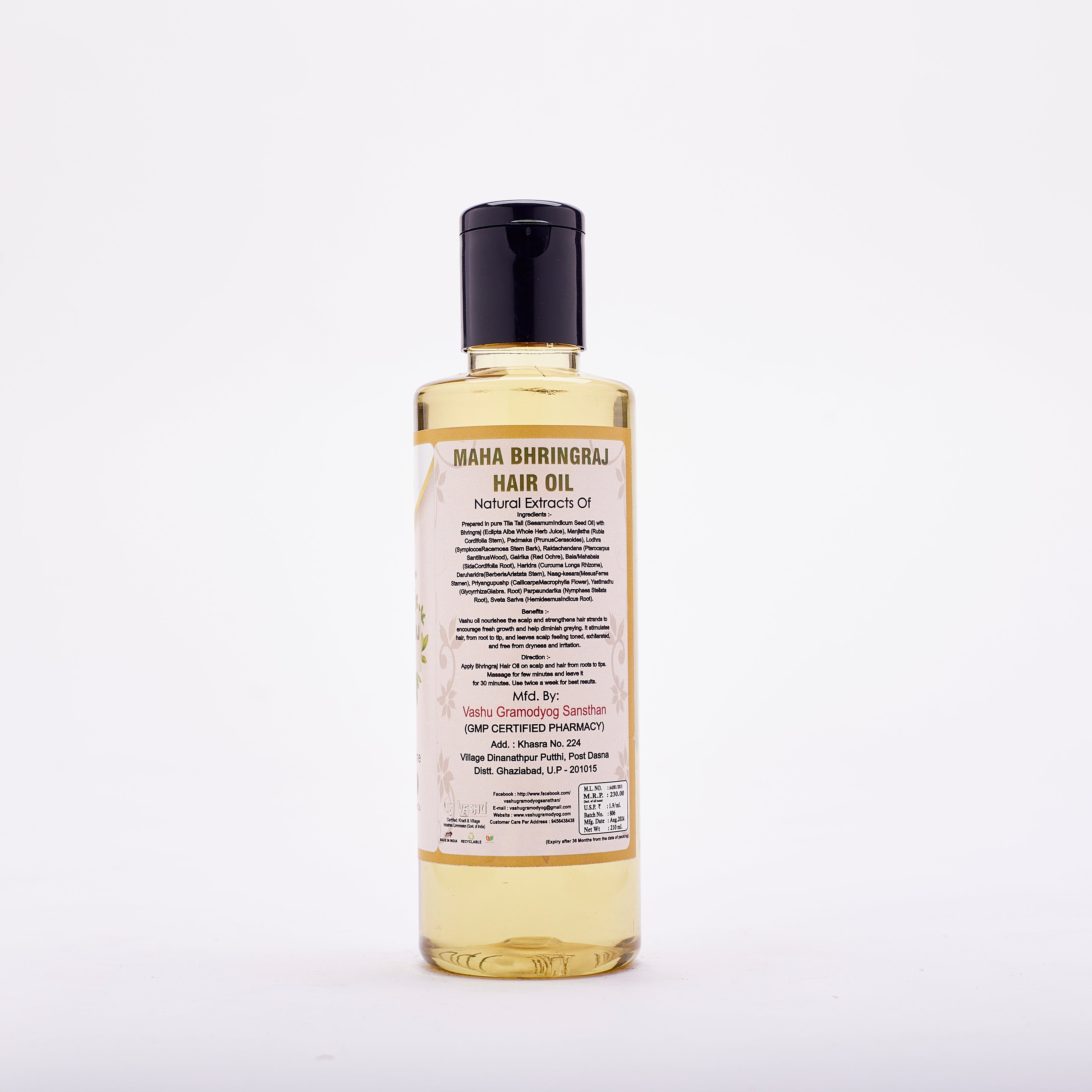 Ayurvedic Maha Bhringraj Hair Oil