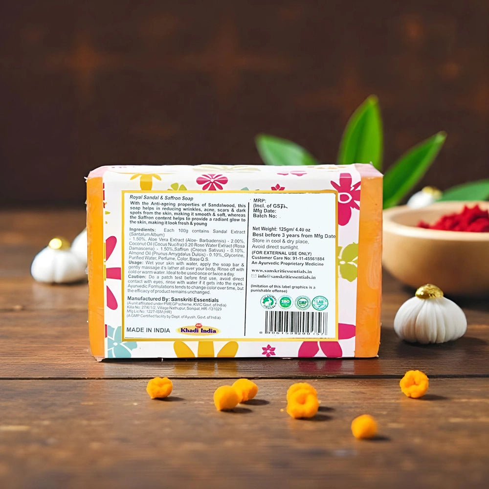 Royal Sandal & Saffron Soap