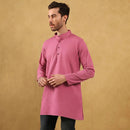 Khadi Men’s Cotton Kurta (Half Sleeves)
