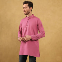 Khadi Men’s Cotton Kurta (Half Sleeves)