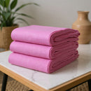 Khadi Cotton Fabric (Pink)