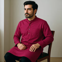Khadi Cotton Long Kurta